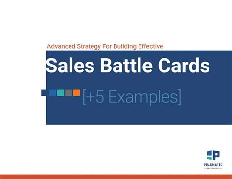Sales Battle Cards Guide: A Strategic T.